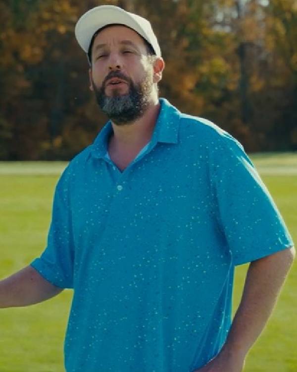 Happy Gilmore 2 Adam Sandler Blue Polo Shirt Clanton Jacket