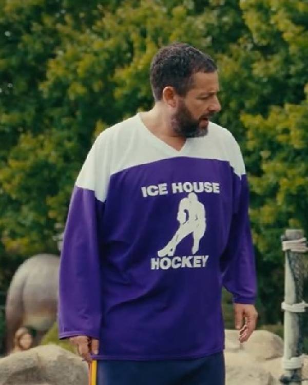 Happy Gilmore 2 Adam Sandler Purple Jersey Clanton Jacket