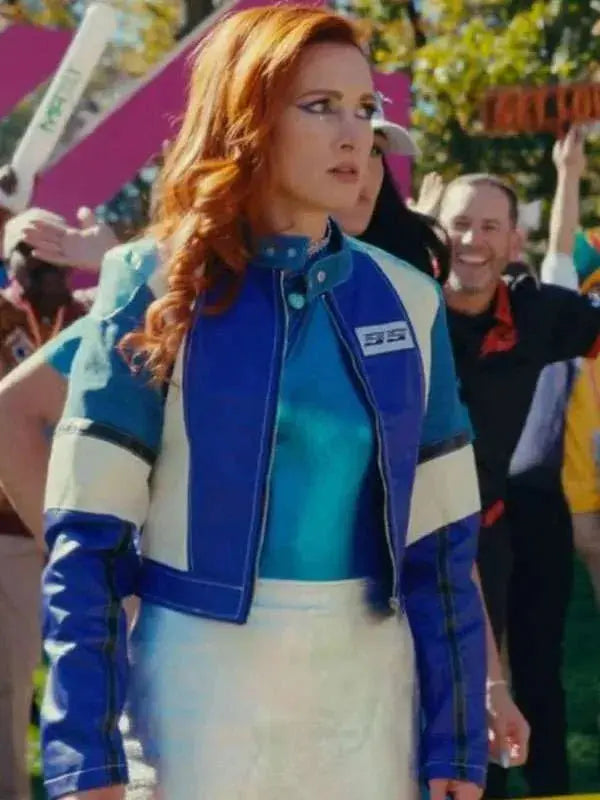 Happy Gilmore 2 Becky Lynch Cropped Leather Jacket WorthVee