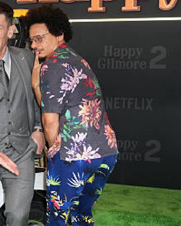Happy Gilmore 2 Premiere Eric André NYC Floral Shirt Clanton Jacket