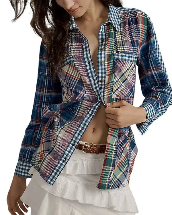 Happys Place S02 Melissa Peterman Plaid Shirt