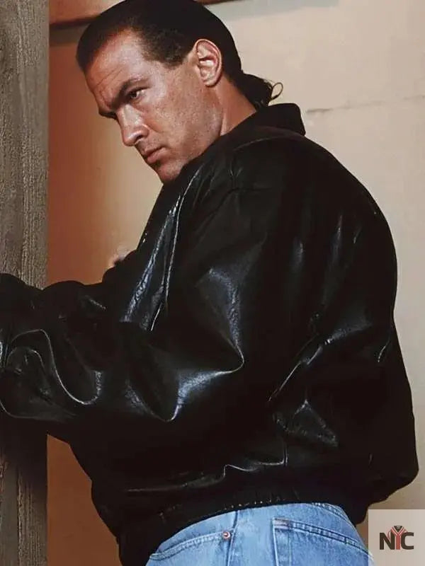 Hard to Kill Steven Seagal Leather Jacket Clanton Jacket
