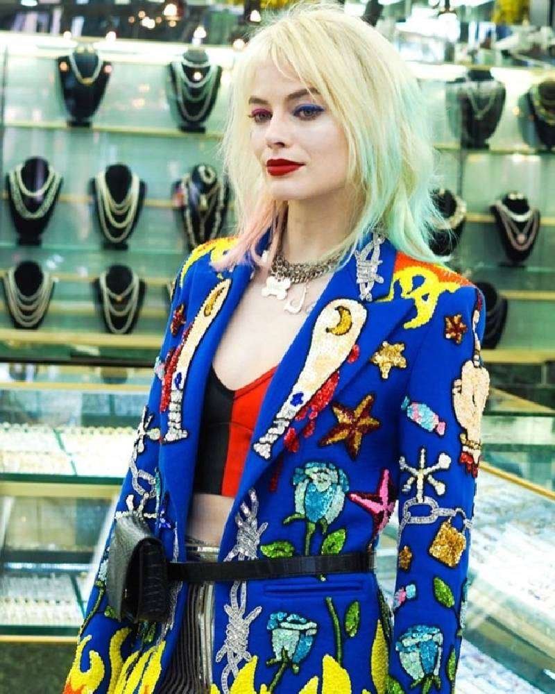 Harley Quinn Birds of Prey Sequin Blazer Clanton Jacket