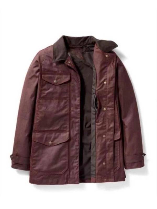 Hell Motel S01 Yanna McIntosh Burgandy Hooded Jacket Clanton Jacket