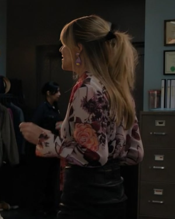 High Potential 2024 Kaitlin Olson Tie Neck Blouse