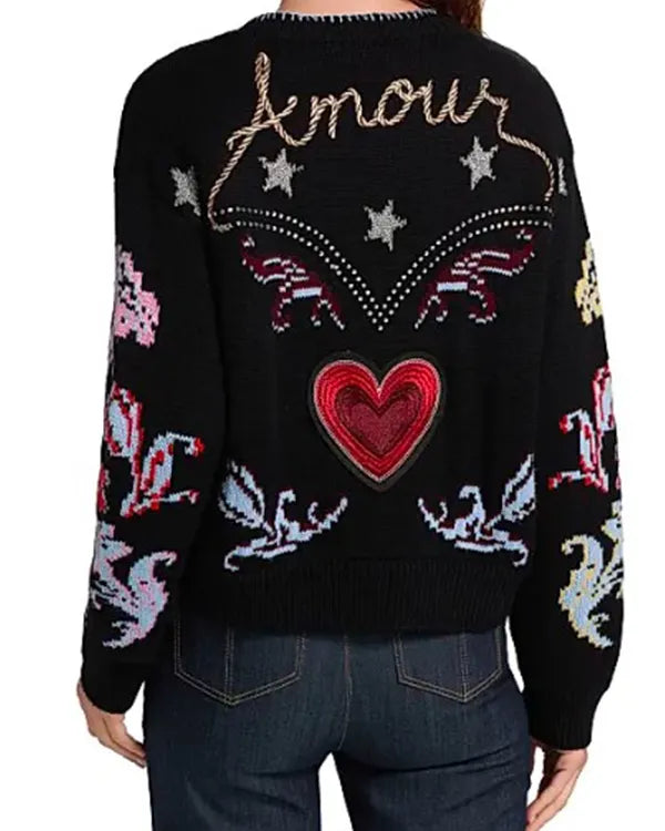 High Potential S02 Morgan Embroidered Cardigan