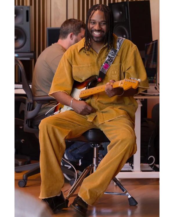Hitmakers 2025 Bernard Harvey Yellow Corduroy Shirt Clanton Jacket