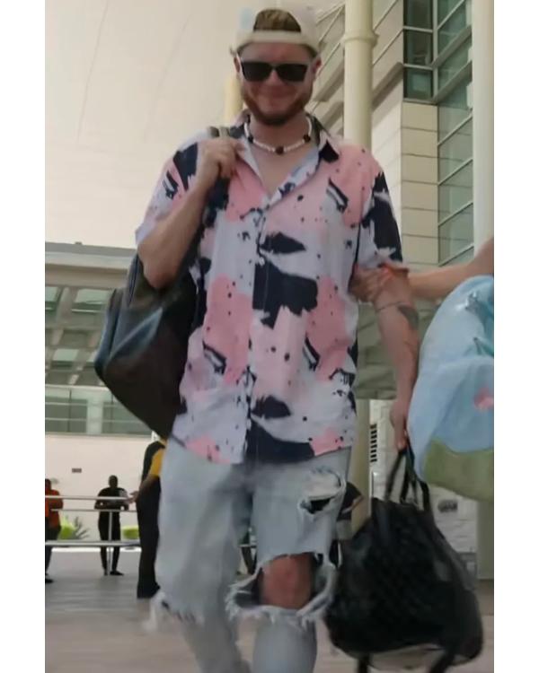 Hitmakers 2025 Stephen Kirk Pink & Black Tie Dye Shirt Clanton Jacket