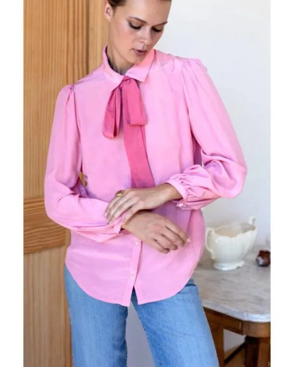 Hollywood Squares S02 Whitney Cummings Pink Frankie Blouse