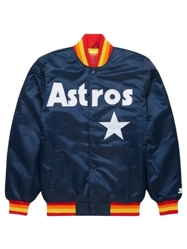 Homage X Starter Astros Satin Jacket WorthVee
