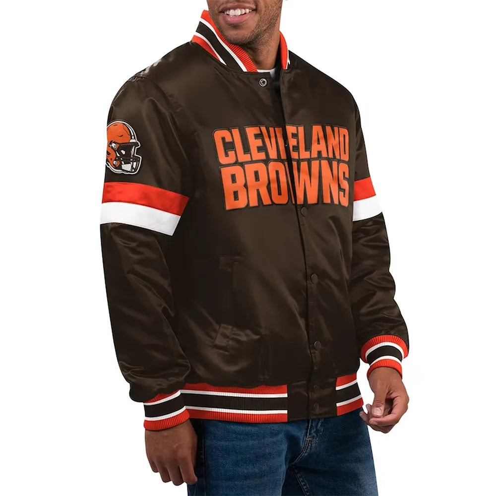 Home Game Cleveland Browns Jacket WorthVee