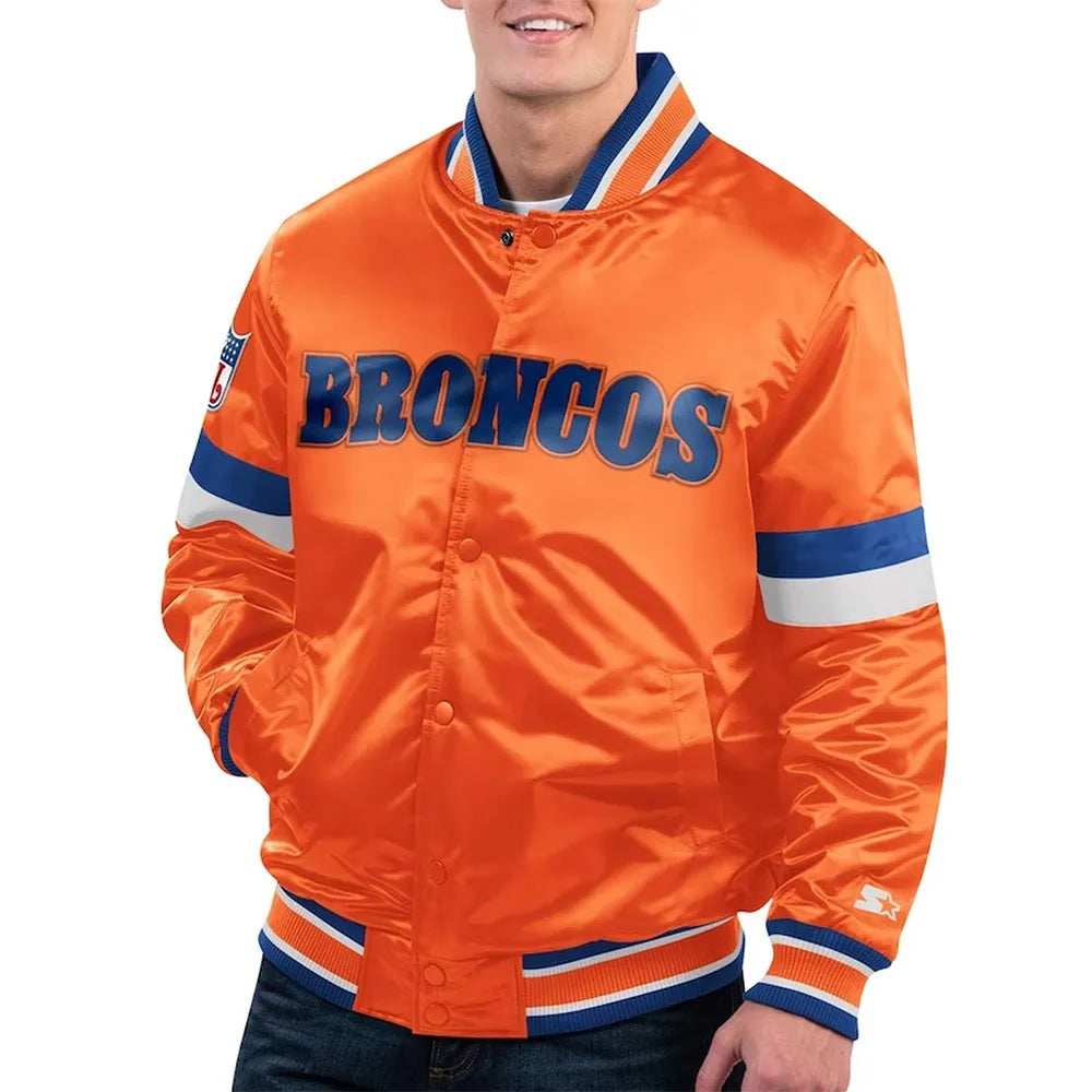 Home Game Denver Broncos Orange Jacket WorthVee