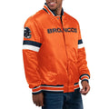 Home Game Denver Broncos Orange Satin Jacket WorthVee