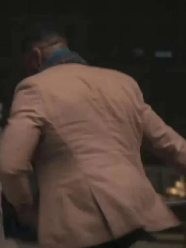 Michael Jai White Hostile Takeover Brown Blazer Clanton Jacket