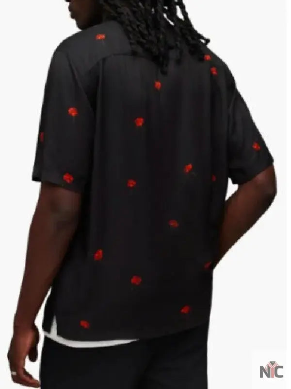 Hot Ones S27 Aaron Paul Poppies Floral Print Shirt Clanton Jacket