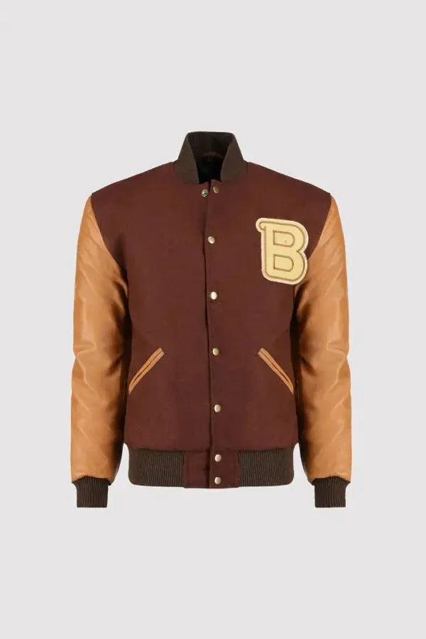 Hotline Miami Brown Letterman Jacket WorthVee