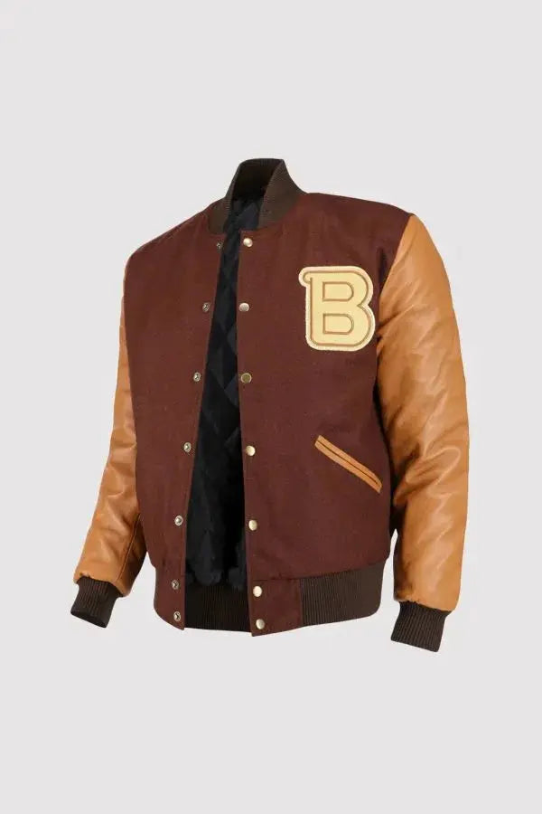 Hotline Miami Brown Letterman Jacket WorthVee