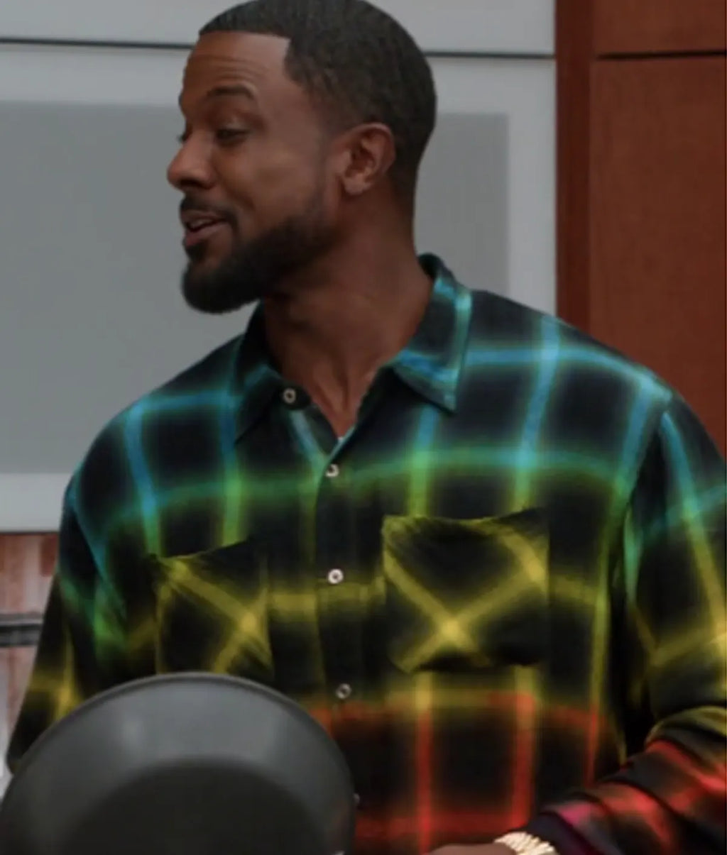 House Of Payne S14 Calvin Payne Rainbow Plaid Shirt