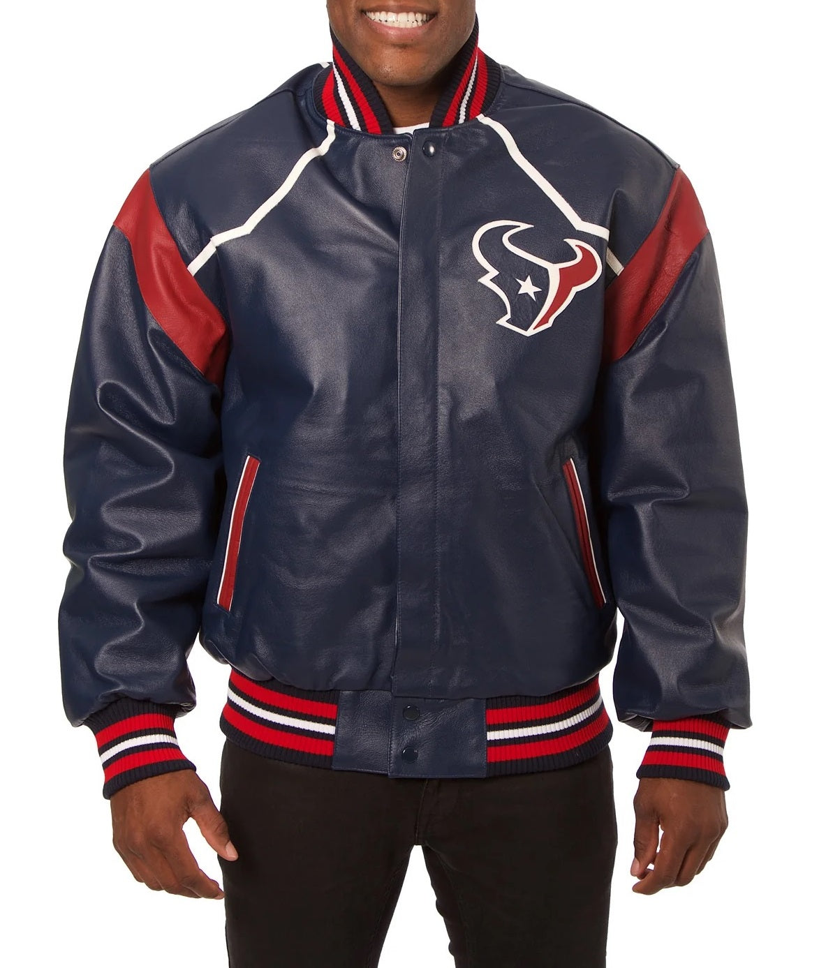 Houston Texans Leather Jacket WorthVee