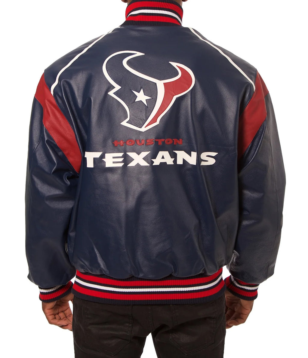 Houston Texans Leather Jacket WorthVee