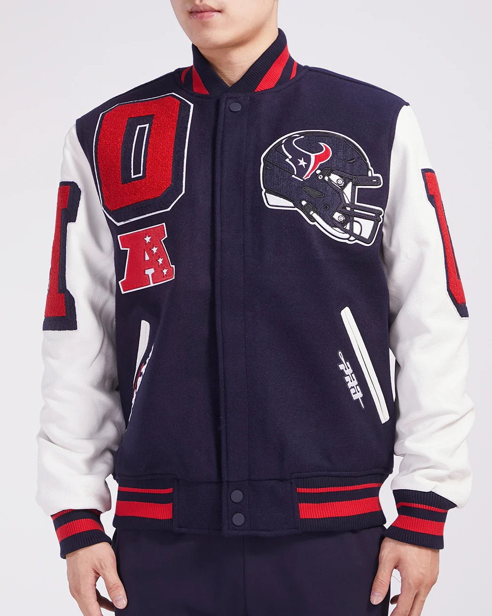 Houston Texans Mashup Varsity Jacket WorthVee