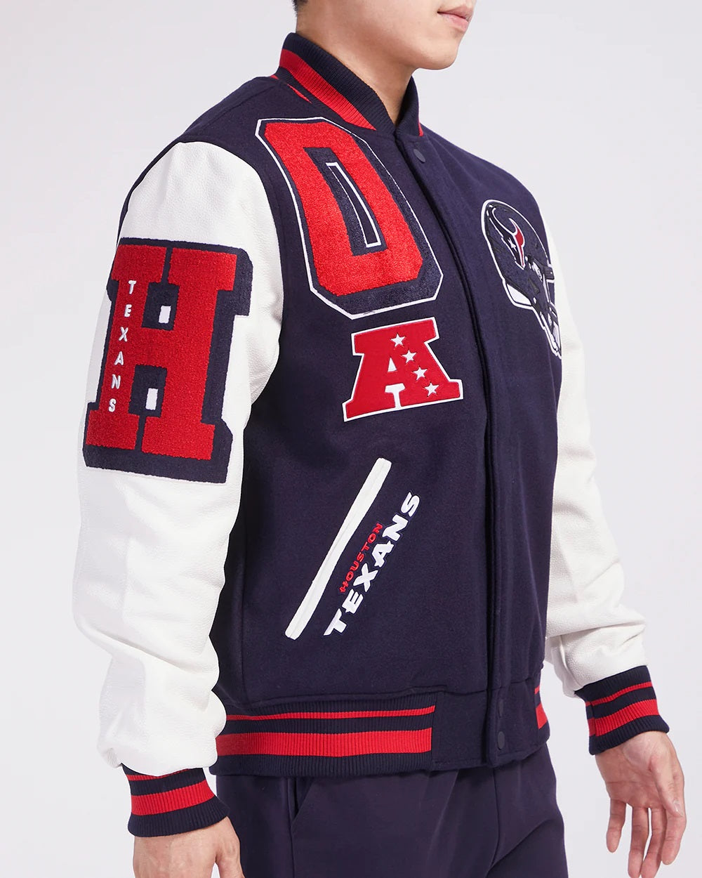 Houston Texans Mashup Varsity Jacket WorthVee