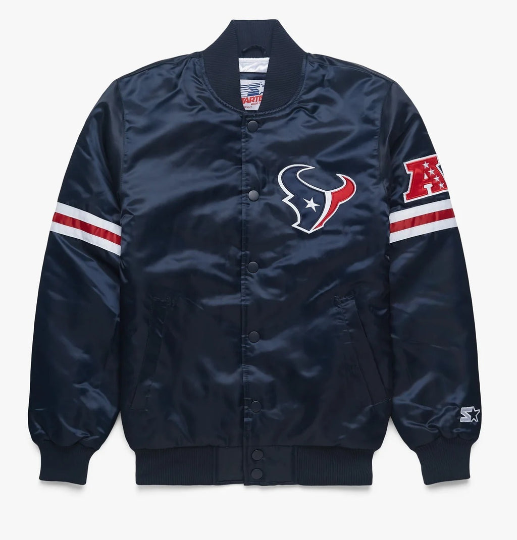 Houston Texans Satin Varsity Jacket WorthVee