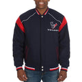 Houston Texans Teddy Embroidered Varsity Wool Jacket WorthVee