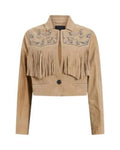 How To Get To Heaven From Belfast Bronagh Gallagher Suede Fringed Jacket