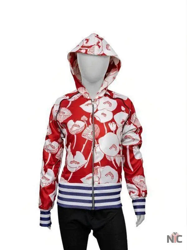 I Love America Lisa Floral Printed Jacket Clanton Jacket