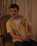 I Love LA Josh Hutcherson Beige Floral Shirt
