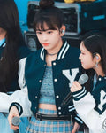 IVE Wonyoung Yonsei University Varsity Jacket Clanton Jacket