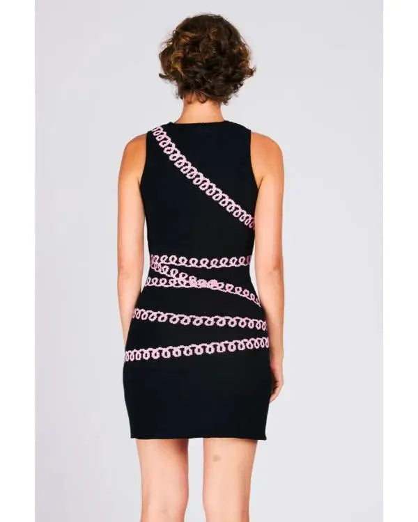 I Love LA S01 Lauren Holt Telephone Print Dress WorthVee