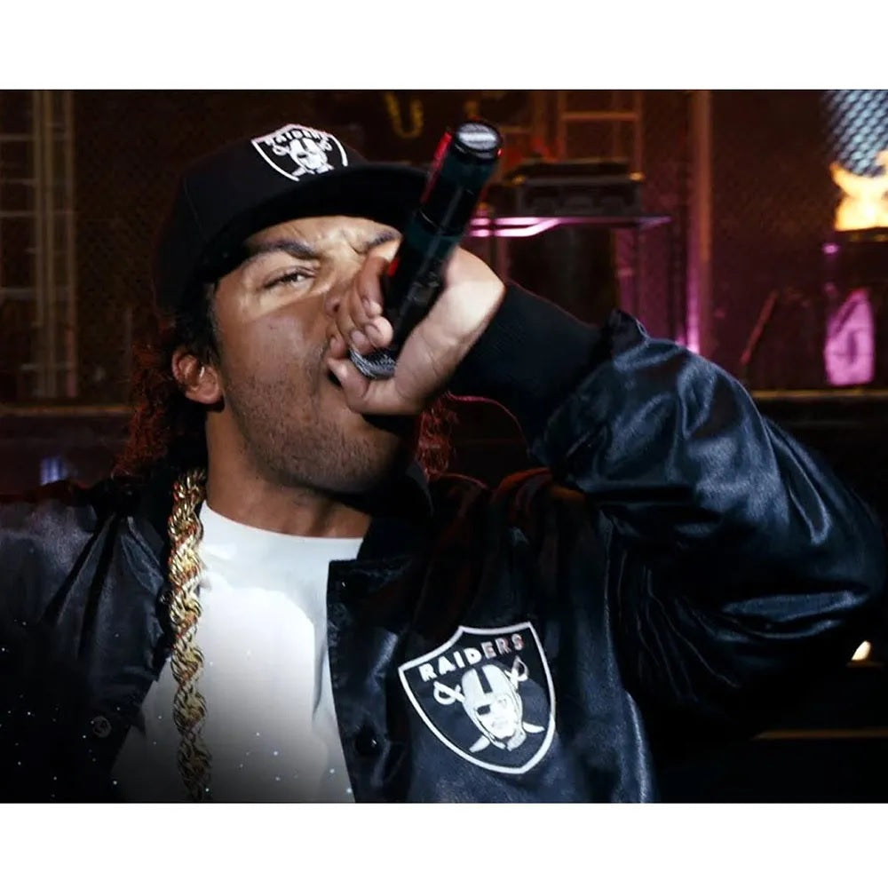 Ice Cube Los Angeles Raiders Bomber Jacket WorthVee