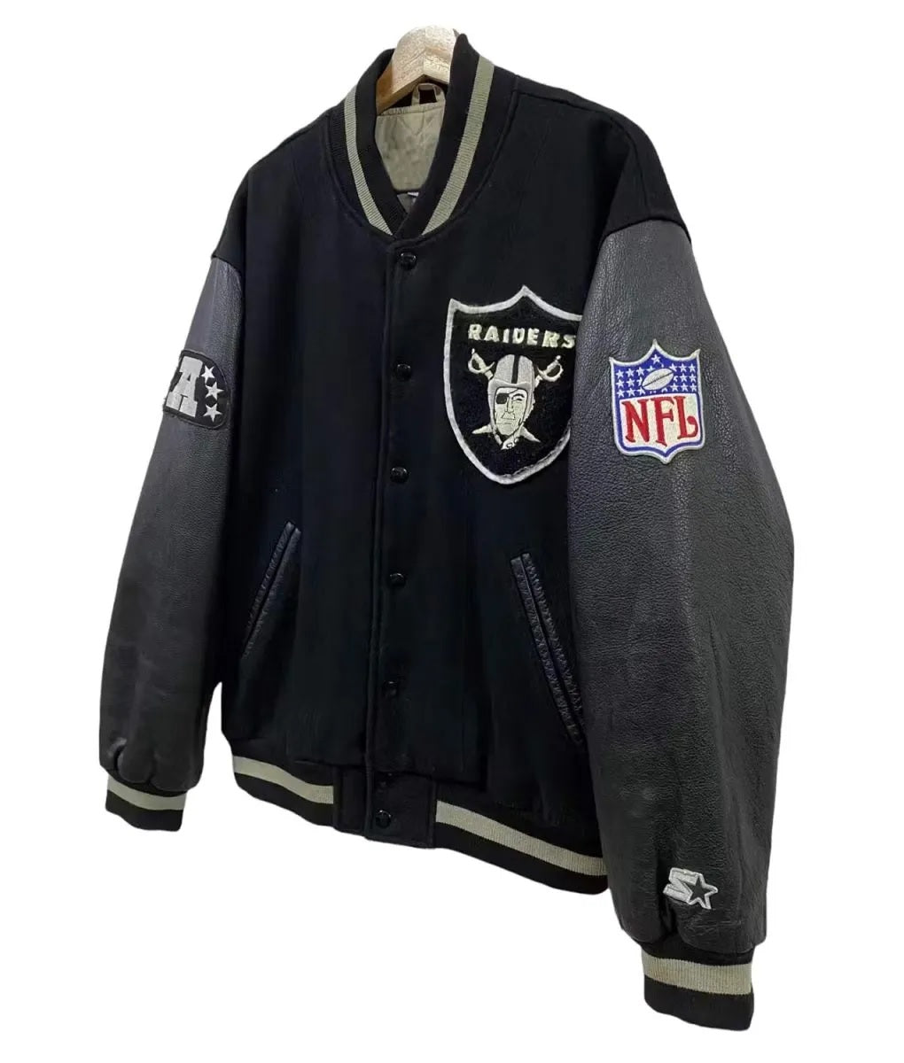 Ice Cube Los Angeles Raiders Varsity Jacket WorthVee