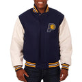 Indiana Pacers Navy and White Varsity Jacket WorthVee