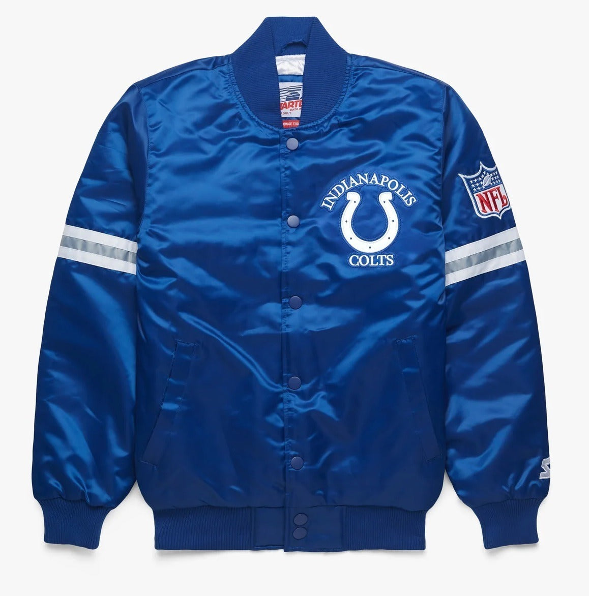 Indianapolis Colts Satin Varsity Jacket WorthVee