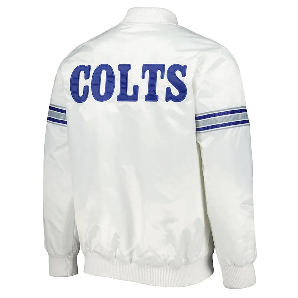 Indianapolis Colts The Power Forward Satin Jacket WorthVee