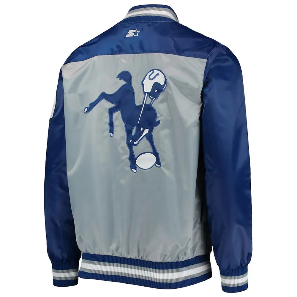 Indianapolis Colts The Tradition II Team Satin Jacket WorthVee