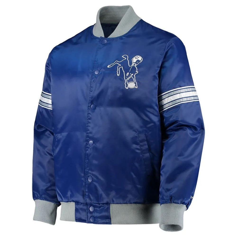 Indianapolis Colts The Tradition II Team Satin Jacket WorthVee