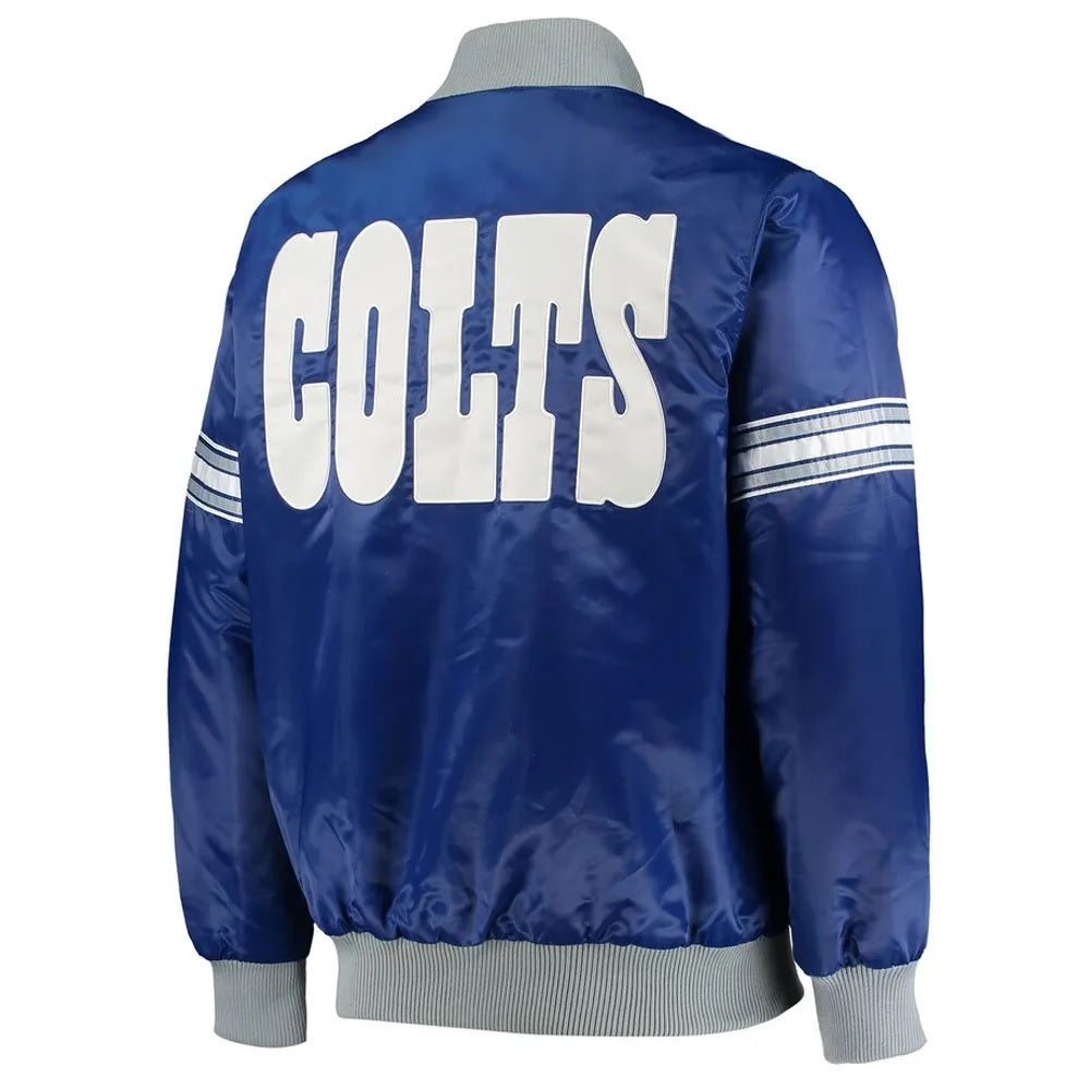 Indianapolis Colts The Tradition II Team Satin Jacket WorthVee