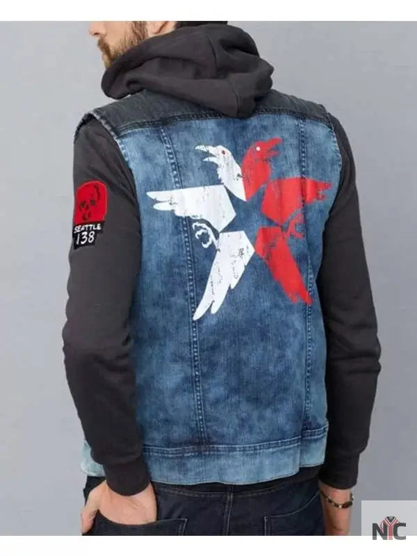 Infamous Second Son Delsin Rowe Vest Clanton Jacket