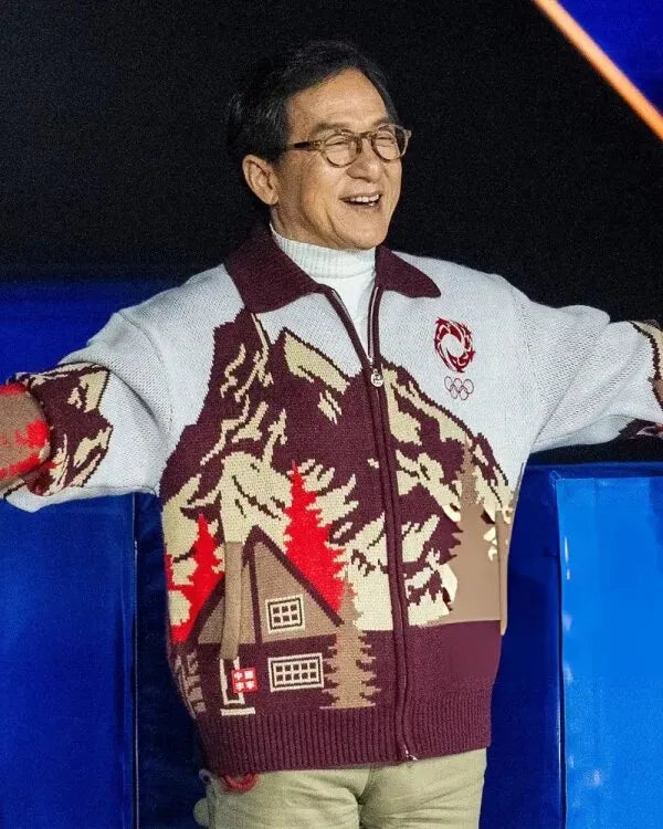 Jackie Chan Figure Skating Milano Cortina 2026 Winter Olympics Jacket