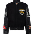 Jacksonville Jaguars Jeff Hamilton Wool and Leather Jacket WorthVee