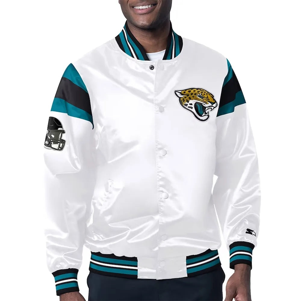 Jacksonville Jaguars Midweight Satin Jacket WorthVee