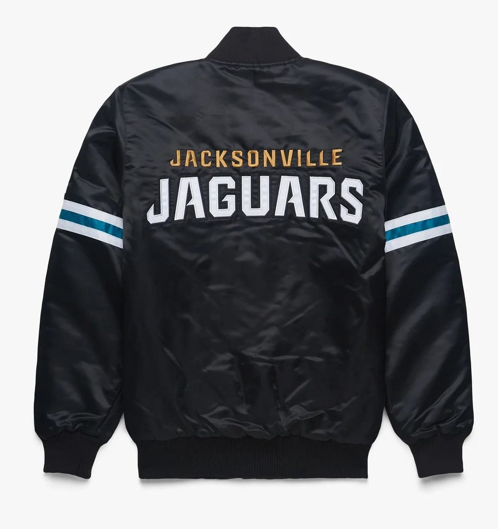 Jacksonville Jaguars Satin Varsity Jacket WorthVee