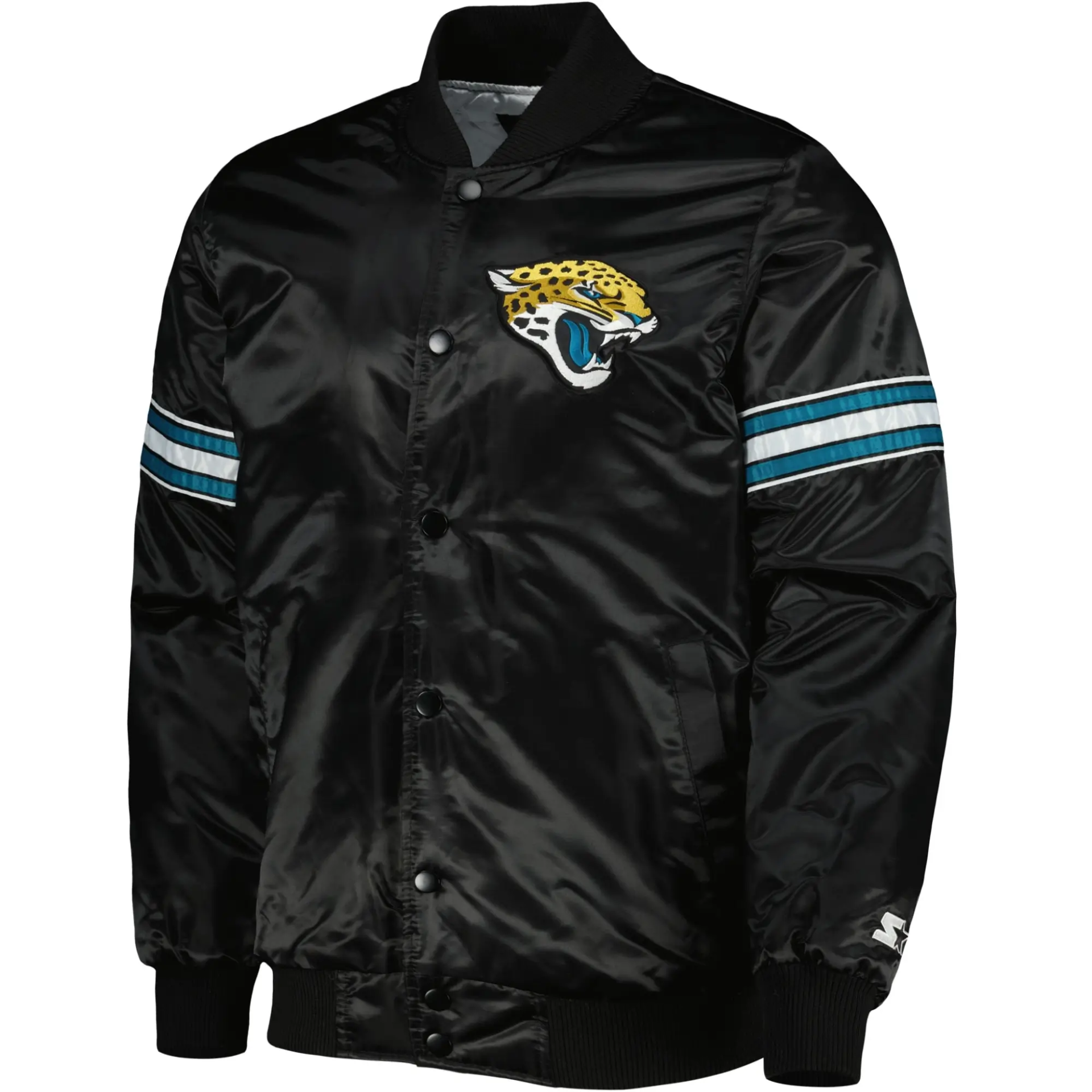 Jacksonville Jaguars Starter The Pick and Roll Satin Jacket WorthVee