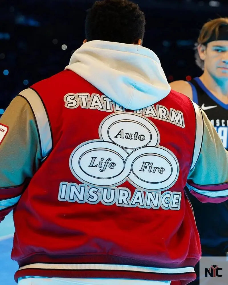 Jake From State Farm Insurance Varsity Jacket Clanton Jacket