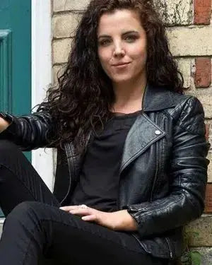 Jamie-Lee O’Donnell Black Leather Jacket Derry Girls WorthVee