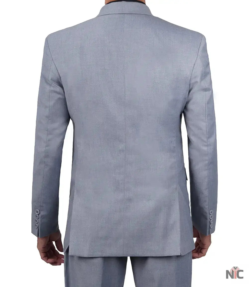 Jared Men's Grey Two-Piece Suit Clanton Jacket